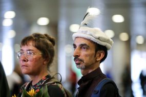 Джахангир Афзал с супругой