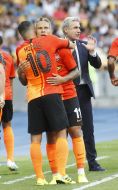 Junior Moraes, Marlos and Luis Castro