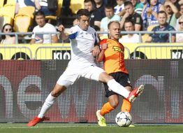 Playing moment of the match