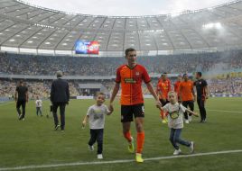 Taras Stepanenko with children