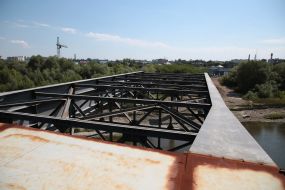 New bridge across the river Bystrica Solotvinskа