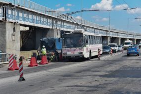 Транспорт на греблі Дніпрогесу