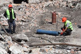 Reconstruction in Zaporizhzhya Botanical garden