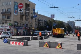 Preparatory work for the repair of storm sewers