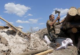 Area of operation of the combined forces in the Donetsk region