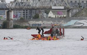 Training of emergency services of Kyiv on the Dnipro