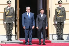 Meeting of Vladimir Zelensky and Binyamin Netanyahu