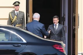 Meeting of Vladimir Zelensky and Binyamin Netanyahu