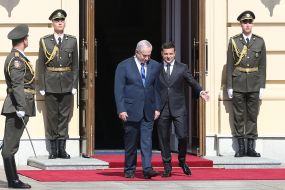 Meeting of Vladimir Zelensky and Binyamin Netanyahu