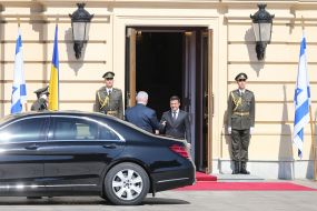 Meeting of Vladimir Zelensky and Binyamin Netanyahu