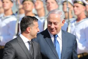 Meeting of Vladimir Zelensky and Binyamin Netanyahu