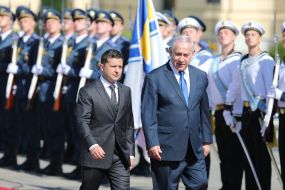 Meeting of Vladimir Zelensky and Binyamin Netanyahu