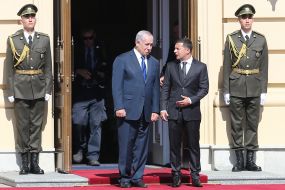 Meeting of Vladimir Zelensky and Binyamin Netanyahu