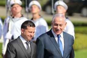 Meeting of Vladimir Zelensky and Binyamin Netanyahu