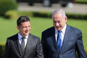 Meeting of Vladimir Zelensky and Binyamin Netanyahu