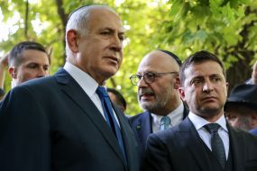 Vladimir Zelensky and Benjamin Netanyahu