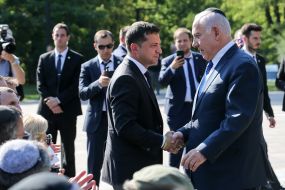 Vladimir Zelensky and Benjamin Netanyahu
