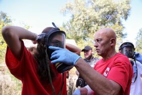 Волонтеры Красного Креста