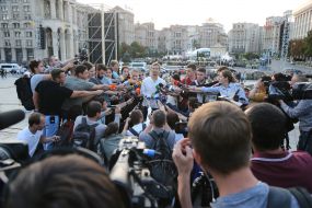 Алан Бадоев отвечает на вопросы журналистов