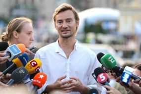 Алан Бадоев отвечает на вопросы журналистов