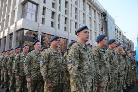 Soldiers of the Mountain Infantry of the Land Forces of Ukraine
