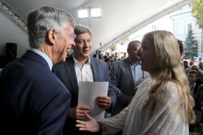 Ульяна Супрун, Александр Данилюк и Уильям Тейлор