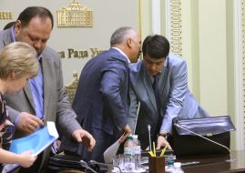 Нестор Шуфрич  и Дмитрий Разумков