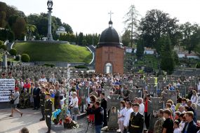 Honoring the fallen heroes at the Lychakiv Cemetery