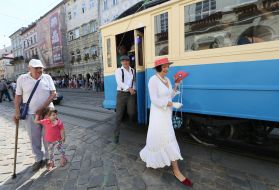 The 100-year-old tram