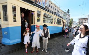 The 100-year-old tram