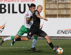 Playing moment of the match