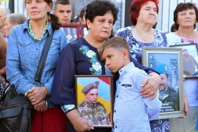 The action near the Russian Embassy on the eve of Day of memory of defenders of Ukraine