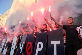 Акция "Аваков - чорт"