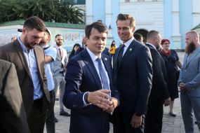 Dmitro Razumkov and Alexander Skichko