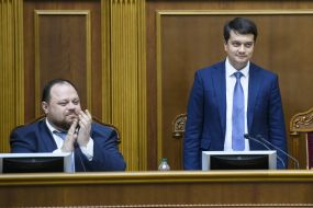 Dmytro Razumkov and Ruslan Stefanchuk