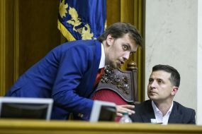 Владимир Зеленский и  Алексей Гончарук