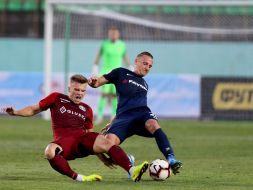 Playing moment of the match