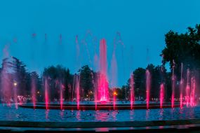 Світломузичний фонтан на острові Маргіт