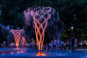 Світломузичний фонтан на острові Маргіт