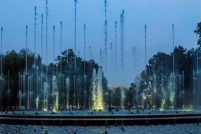 Світломузичний фонтан на острові Маргіт