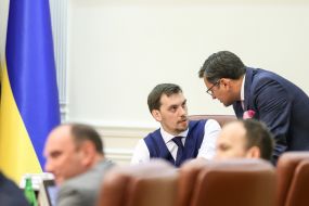 Oleksiy Honcharuk and Dmitro Kuleba