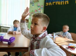 Школьники на уроке