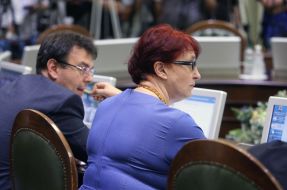 Danylo Hetmantsev and Galyna Tretyakova