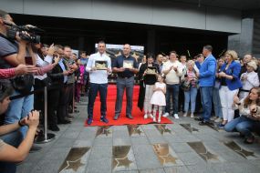 Iryna Deryuhina, Dmytro Khrystych, Andriy Shevchenko