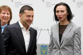 Елена Танасевич, Владимир Зеленский, Валентина Данишевская
