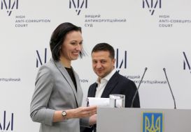 Елена Танасевич, Владимир Зеленский