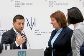 Елена Танасевич, Владимир Зеленский, Валентина Данишевская