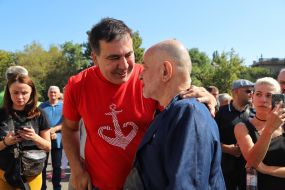 Mikheil Saakashvili and Oleksandr Roytburd