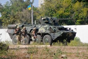 The celebration of the Day of soldiers of Ukraine in Kharkov
