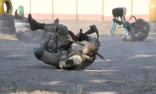 The celebration of the Day of soldiers of Ukraine in Kharkov